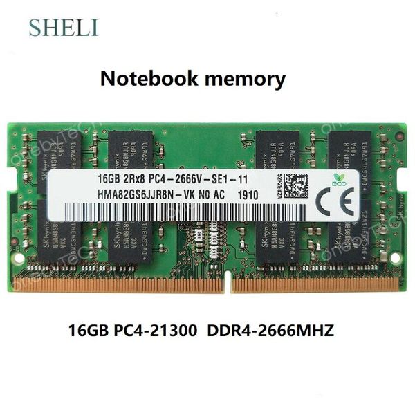 

for sheli ram 16gb pc4-2666v ddr4 pc4-21300 ddr4 2666mhz sodimm 260pin memory