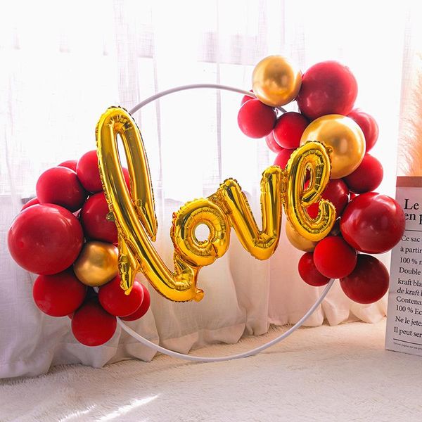 

58/78cm party balloon round ring stand wedding balloons hoop wreath decorations birthday party supplies baby shower garland