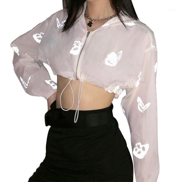 

women summer autumn breathable hooded jackets ladies long sleeve zipper crop outdoor sun protection wear thin 1, Black;brown