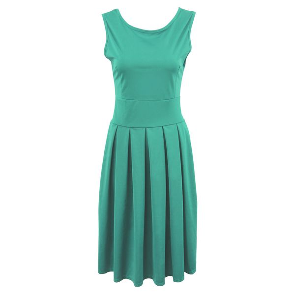 

womens mid-length slim slimming high waist pleated skirt women x3zy, Black;gray