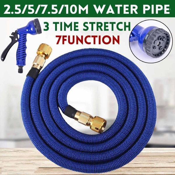

garden hose expandable magic flexible water hose pipe with spray guns to watering car wash spray1