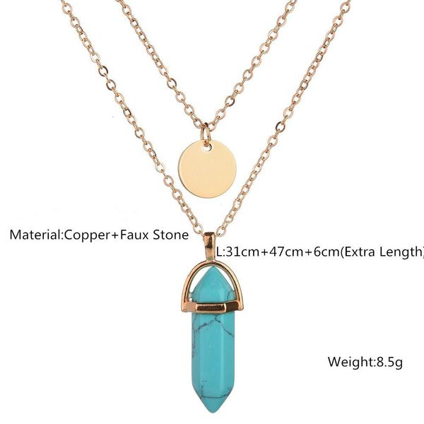 

jewelry crystals charm amethyst rose necklace quartz bead chakra healing point glass natural stone pendants neckla