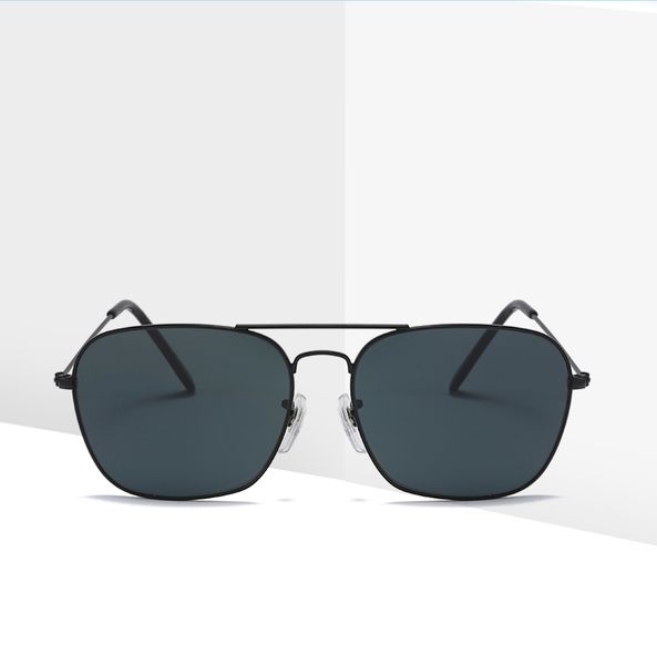 

sunglasses without makeup small frame black sunscreen polaroid retro, White;black