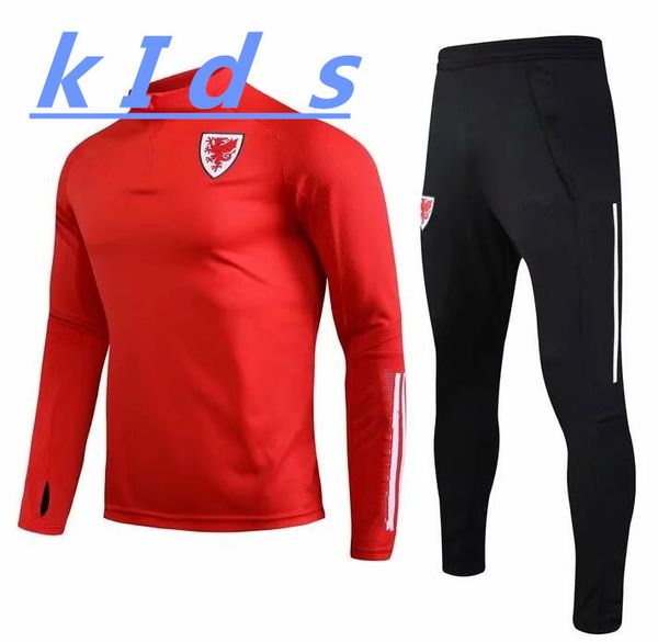 

kids tracksuit 2020 football training tracksuit soccer training suit 2021 survetement de foot chandal, Black