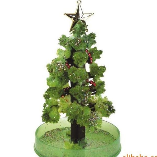 

2020 110mm h diy green visual magically grow paper crystals tree magic growing christmas trees wunderbaum kids toys for children