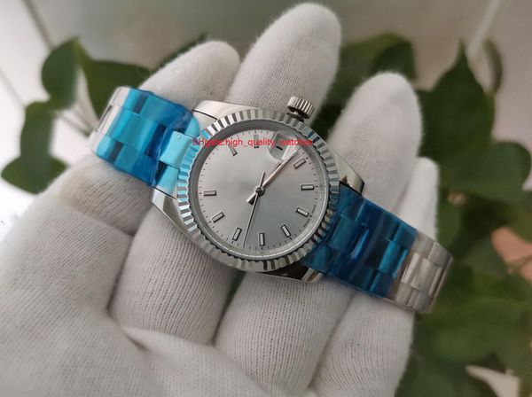 

elling wristwatches 31mm silver dial 18034 asia 2813 mechanical automatic ladies watch women's watches, Slivery;brown