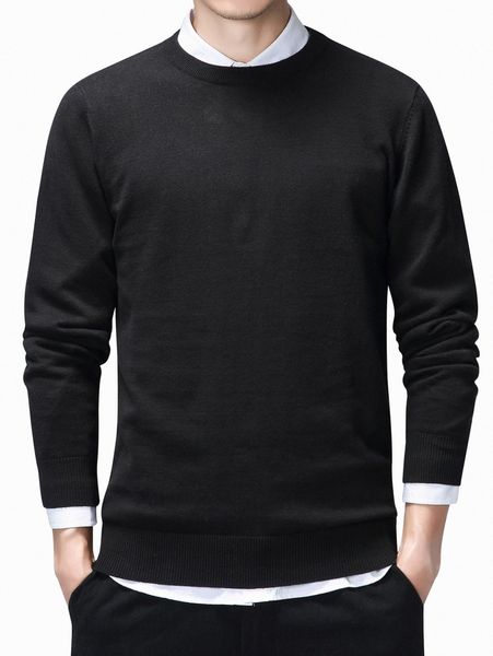 

men drop shoulder sweater without shirt s5hb#, White;black