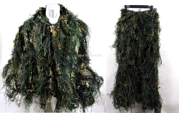 

hunting sets camouflage woodland leafy 3d yowie ghillie suit bionic training bowhunt, Camo