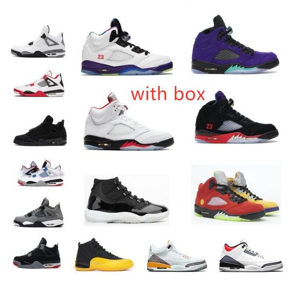 

11s 11 25th anniversary 5 alternate bel-air black cat 4 4s basketball shoes 11s concord bred space jam sneaker trainer with box