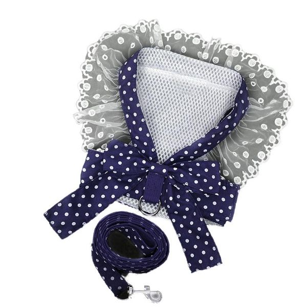 

dog collars & leashes cat harness vest pet lead leash set cute floral chest strap yorkshire poodle bichon pomeranian schnauzer costume