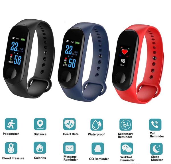 

wristband monitor smart для watch bragband bracte bracte давление smartwatch band band m3plus sport men smart m3pro bbyzd bwkf