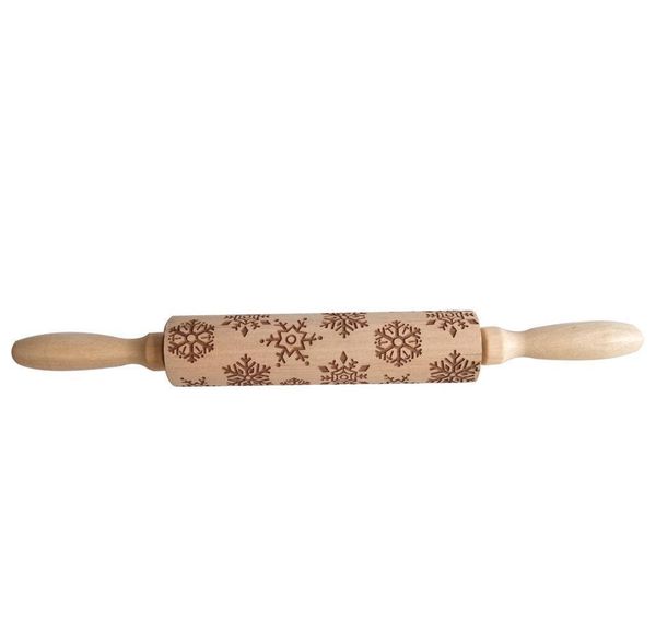 

embossing rolling pin merry christmas decorations cookies biscuit fondant cake dough engraved roller elk wooden baki wmtcxm comb2010