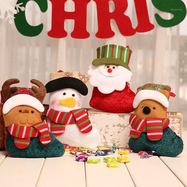 

christmas decorations hobbylane stocking children gift candy bag socks tree decoration holiday bag1