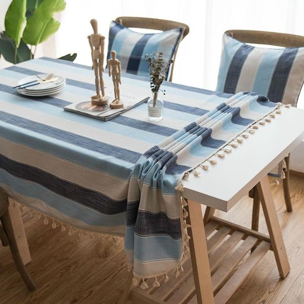 

table cloth stripe waterproof kitchen tablecloth rectangular tablecloths dining cover obrus mantel mesa