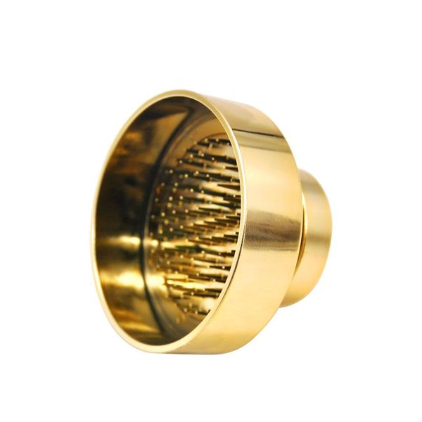 Forma rotonda Plastica Metallo Narghilè Foil Puncher Colore oro Creatore di fori per narghilè Foil Shisha Piercing Tool Narguile Chicha