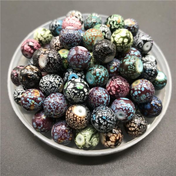 

6 8 10 мм многоцветные стеклянные бусины для ювелирных изделий изготовления diy серьги браслет ожерелье 6 8 wmtmax pets2010