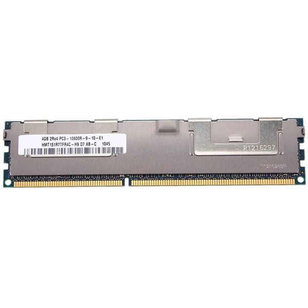 

4gb ddr3 memory ram 2rx4 pc3-10600r 1.5v 133hz ecc 240-pin server ram hmt151r7tfr4c