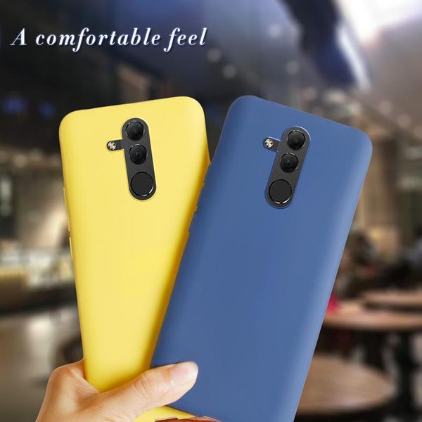 

phone case for huawei mate 20 lite case cover sile ultra thin slim soft solid matte back cover mate20 lite 20l jllxbe
