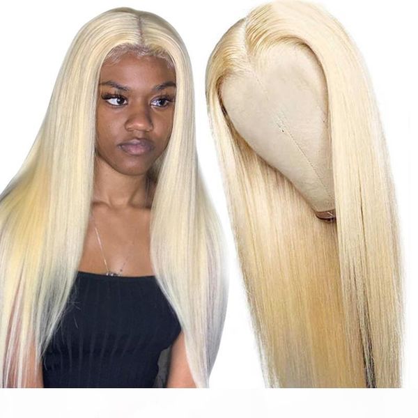 

613 lace front wig straight lace fronal human hair wigs for black women brazilian honey 13x4 short bob lace long remy wigs, Black;brown
