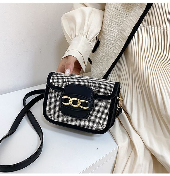 

hbp diamond square crossbody bag 2021 spring new high-quality pu leather women's designer handbag luxury shoulder messenger bag