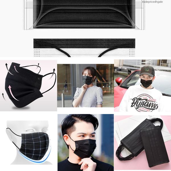 

ear loop mouth mask masks face 95% filtration non woven pm2.5 same protective as kf94 2 73390