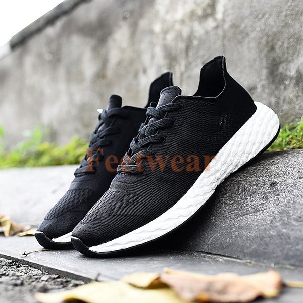 

treeperi basf runner 711 reflective black white sneakers men women running shoes fashion trainers us 8.5 eur 42 for men