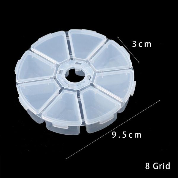 

jhnby adjustable slots transparent compartment plastic jewelry gift boxes storage case container for diy beads earrings rings bbyouq