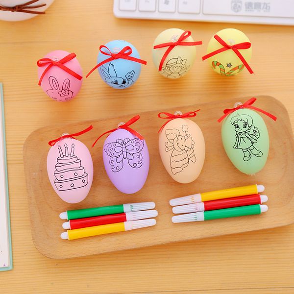 

new factory t promote creative children diy hand painted colored eggs