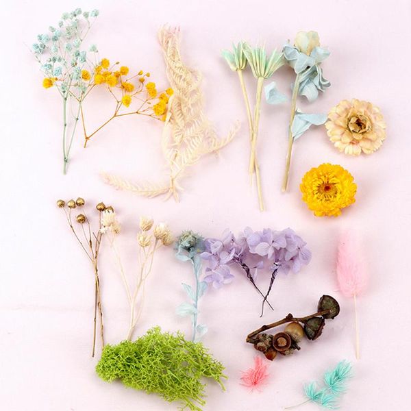 

gift wrap eternal dried flower material package handmade floral products diy scattered preserved fresh mixed