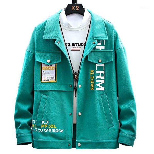 

men's jackets spring denim bomber jacket men printed pattern cowboy mens fashion street jean slim fit coats male clothing1, Black;brown