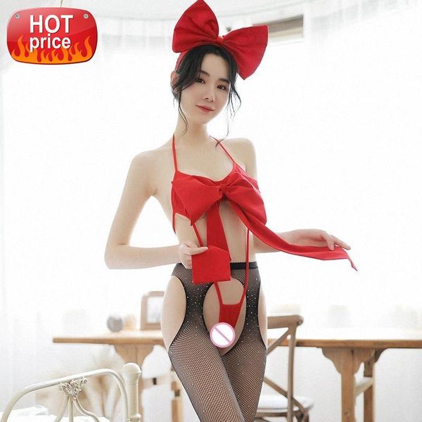 

women red teddy lingerie open bra sheer bodysuit fetish micro bikini body suit backless erotic anime cosplay maid outfit #kv0z, Black;white