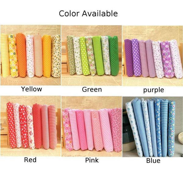 

7pcs/set 50*50cm bundle cotton patchwork sewing quilting tissue cloth homemade face mask fabric