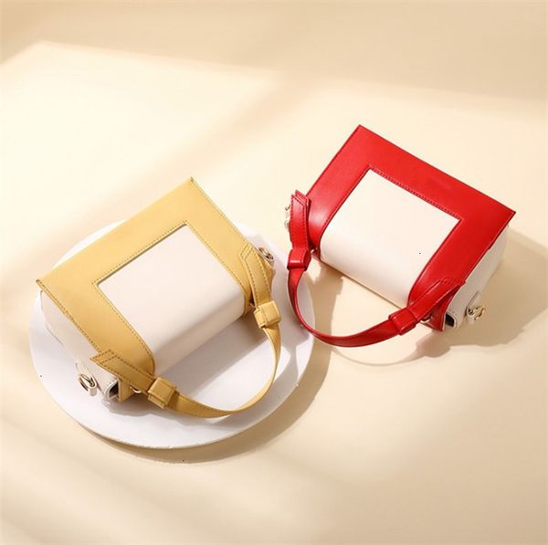 

fashion bag female new simple color matching wild casual messenger portable small square bag ing