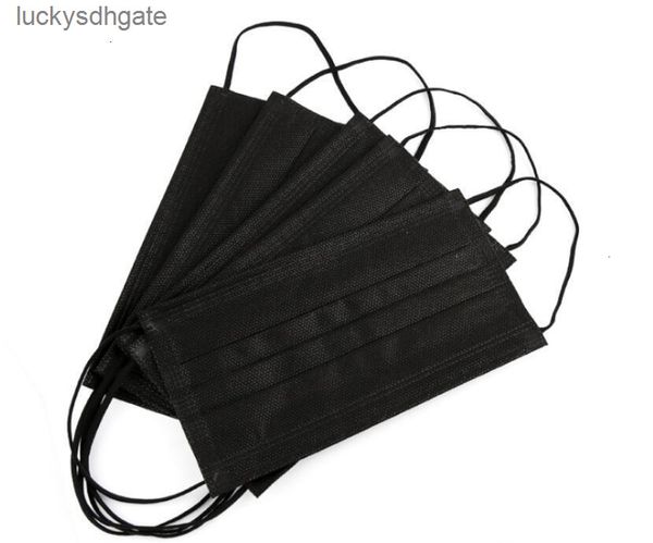 

hood dhl fast shipping ship7339044 stock black 3 layer fahood mask masks kn 95 mouth anti pm2.5 safety