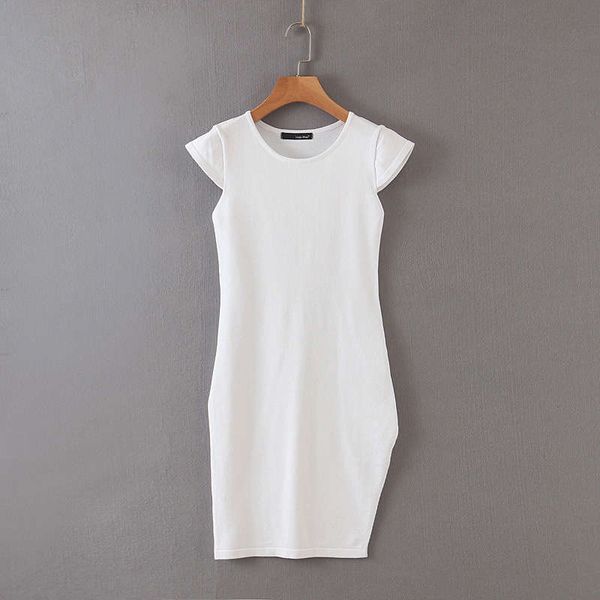 

batch 2020 summer slit hem sleeveless knit dress, Black;gray