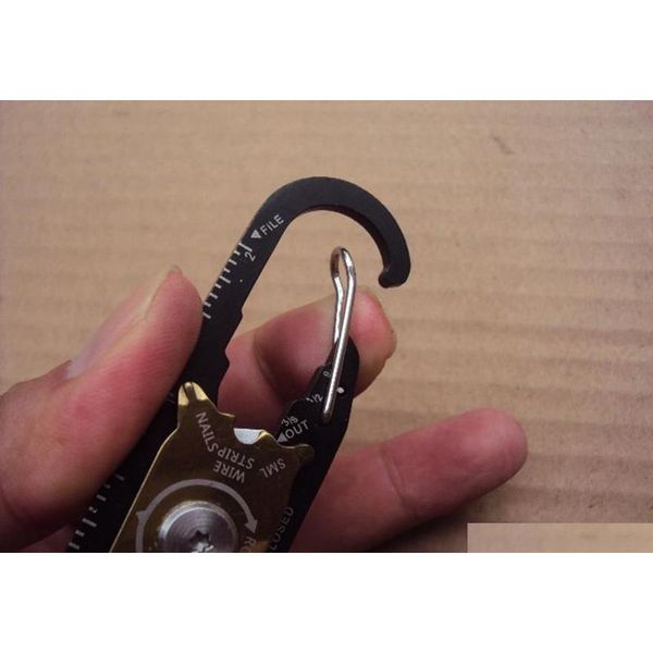 

xr outdoor sports portable utility pocket 20 in 1 multifunction wrench screwdriver opener edc survival keychain t qyliuv bwkf