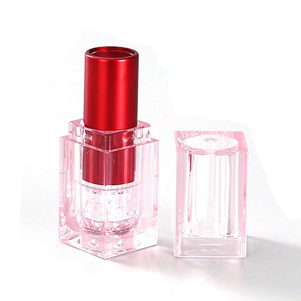 

storage bottles & jars 3.5ml crystal square lipstick tube empty lip container diy sample pack bottle makeup tool small fresh scrub