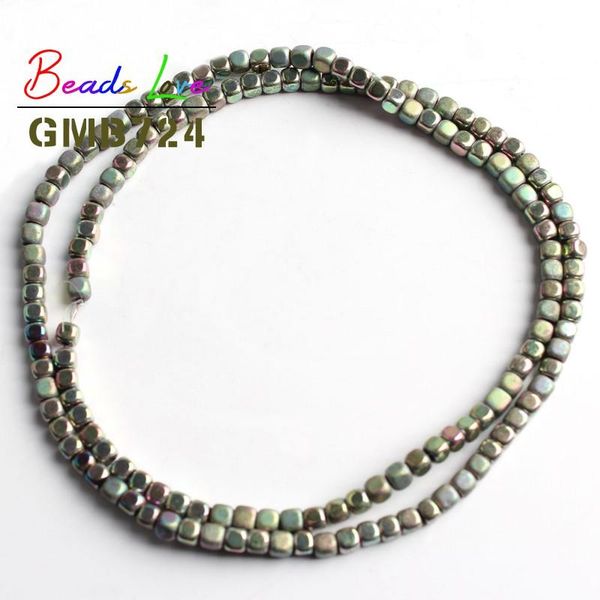 

m высококачественные квадратные формы матовый гематит каменные разные бусины для ювелирных изделий diy bead браслет ожерелье ювелирные издел