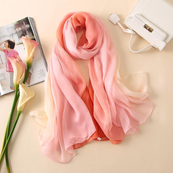 

2020 summer women scarf fashion soft crepon candy color silk scarves shawls and pashmina lady caps female bandanas large foulard wmtnwg, Blue;gray