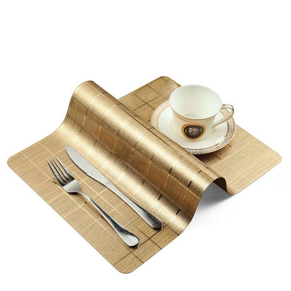 

waterproof pvc plastic placemat bowl coasters tablecloth insulation mat cup tableware manteles individuales l restaurant f wmtnaq