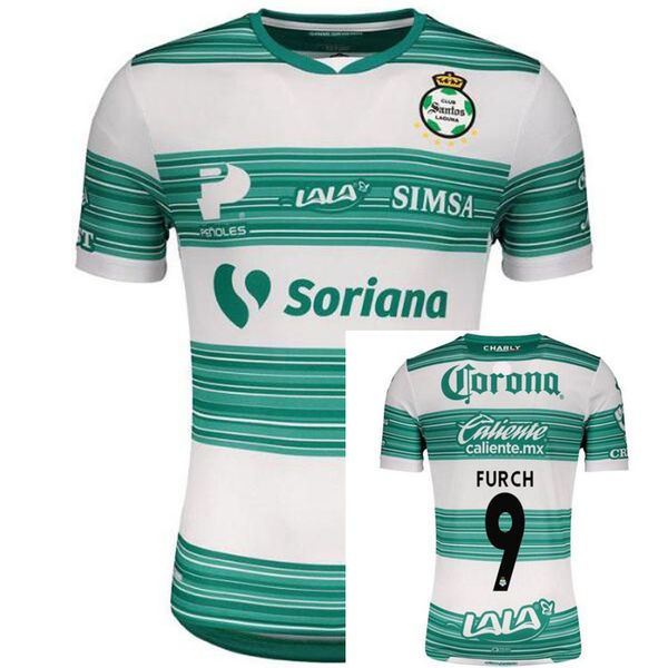 

men's 2020 2021 liga mexico mx club fc santos laguna football jersey 20 21furch garnica lozano castillo camiseta de futbol, Black;yellow