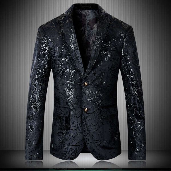

large wear men's slim fashionable single breasted suit coat, White;black