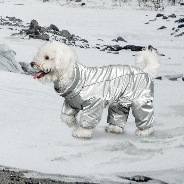 

warm dog clothes winter waterproof pet puppy coat down jacket reflective pet snow overalls jumpsuit boy girl dog clothin bbyzcg