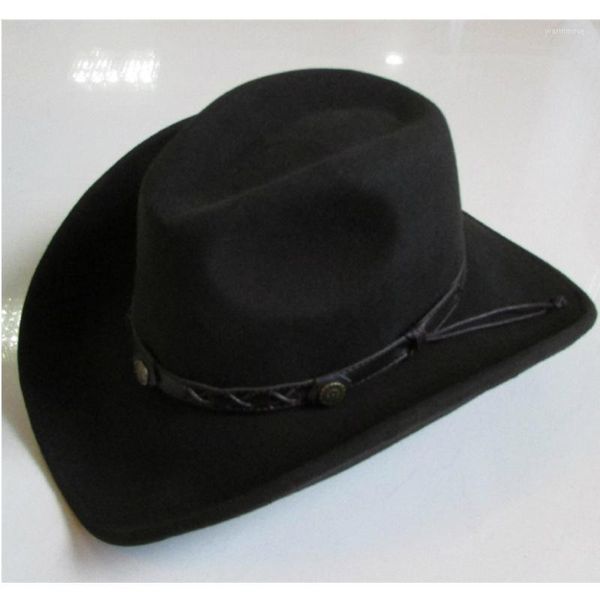 

cowboy hats men 100% wool waterproof wrinkle-resistant western sombrero hombre cappello uomo country wild west cow boy hats1