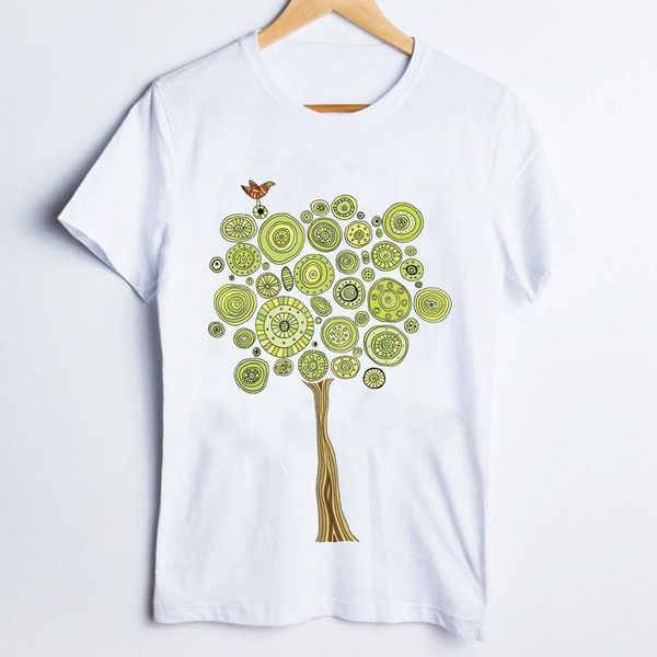 

women tees print graphic tree printing trend streetwear kawaii 90s ladies clothes lady clothing female t shirt t-shirt, White