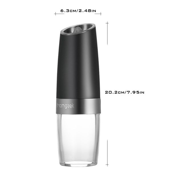 

pepper mill matic electric gravity pepper muller светодиодный свет соли мельницы muller bpa кухонный приправы шлифовальный инструмент f jllw