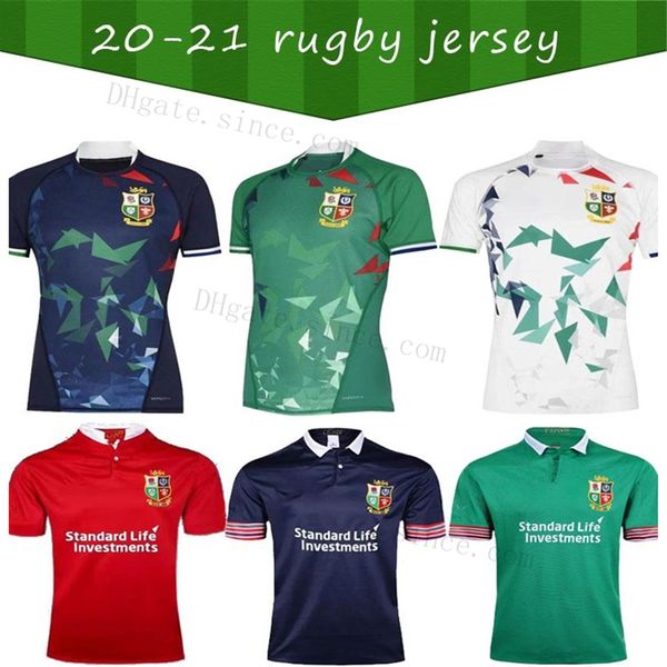 

2020 2021 british & irish lions rugby jersey 20 21 british lions rugby home training shirt red green white mens s-xxxl, Black;yellow