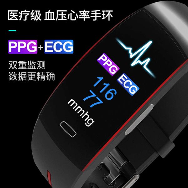 

p3a intelligent ecg heart rate blood prsure oxygen health monitoring exercise synchronous brace
