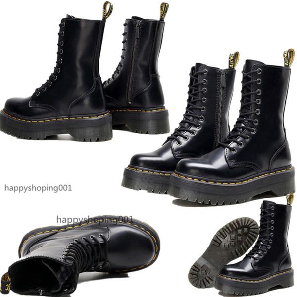 

fashion martin boots 1460 jadon platform shoes doc martens the 10 hole boots us 5-10, Black