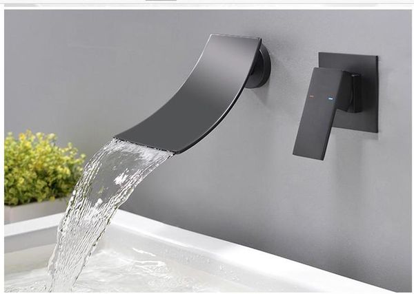 

hpb brass bathroom waterfall basin faucet single handle bathroom sink faucet with concealed box lacqu jllgtu ladyshome